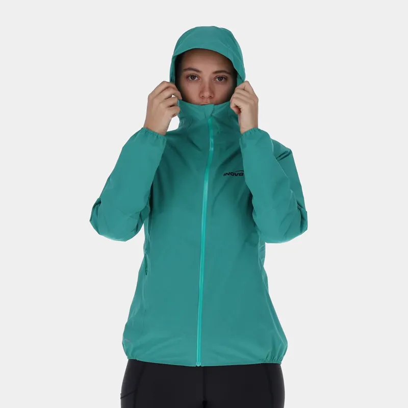 Inov8 W's Stormshell Full Zip V2 Aqua-2