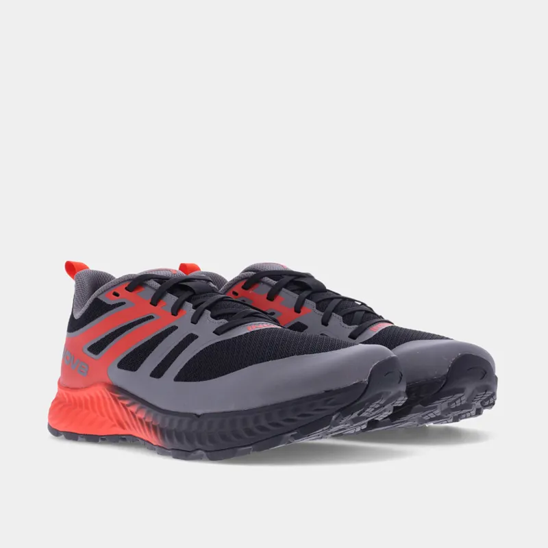Inov8 M's TrailFly Black/Fiery Red/Dark Grey-4