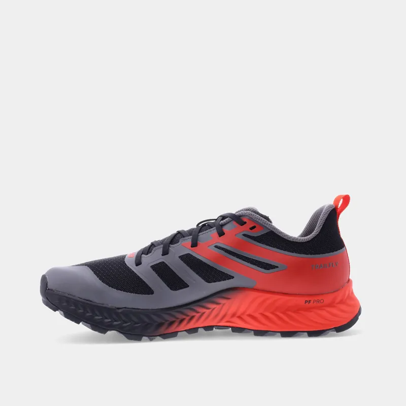Inov8 M's TrailFly Black/Fiery Red/Dark Grey-5