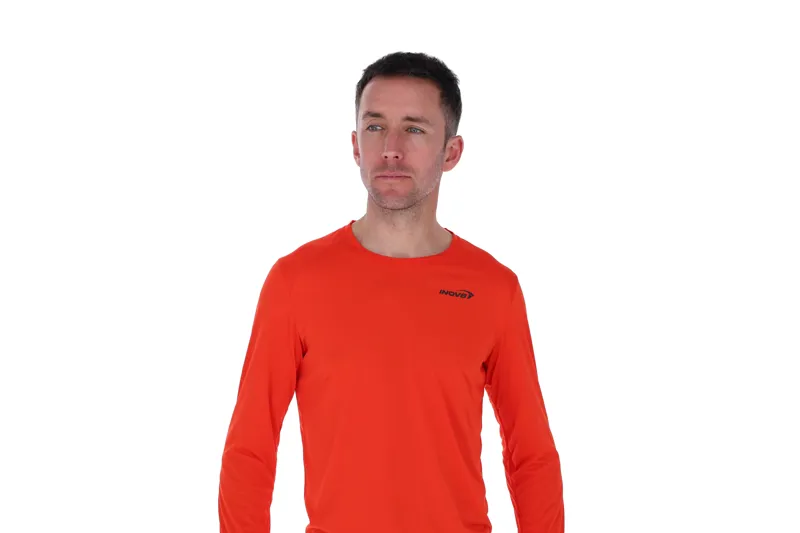 Inov8 M's Performance Long Sleeve T-Shirt Fiery Red/Red-2