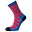 Horizon Womens Bamboo Sock Size 4/7 Blue/Fuchsia