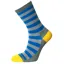 Horizon Womens Bamboo Sock Size 4-7 Royal/Yellow