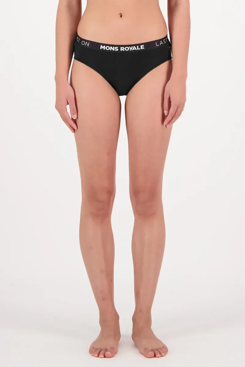 Mons Royale Women's FOLO Brief Black-3