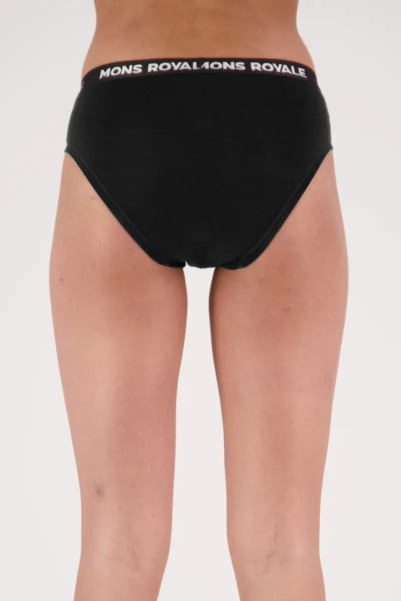 Mons Royale Women's FOLO Brief Black-2