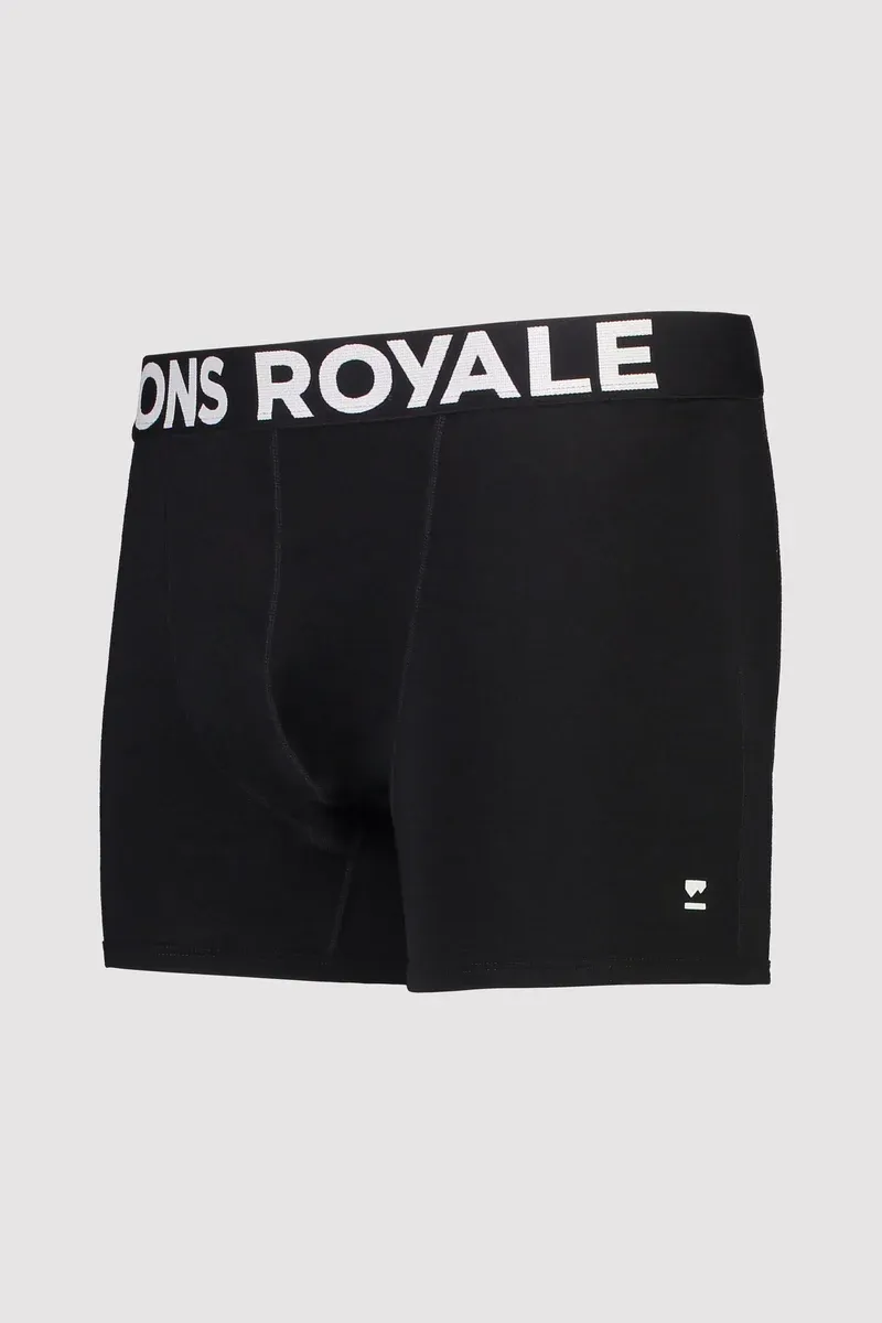 Mons Royale Men's Hold 'em Shorty Boxer Black-3