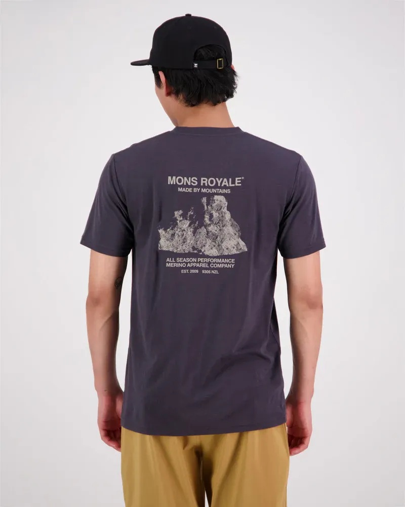 Mons Royale Men's Icon T-Shirt Shale-1