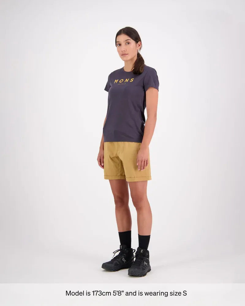 Mons Royale Women's Icon Tee Shale-2