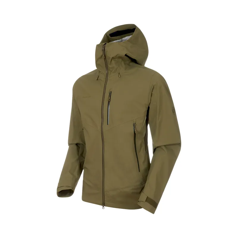 Mammut Mens Kento HS Hooded Jacket Olive