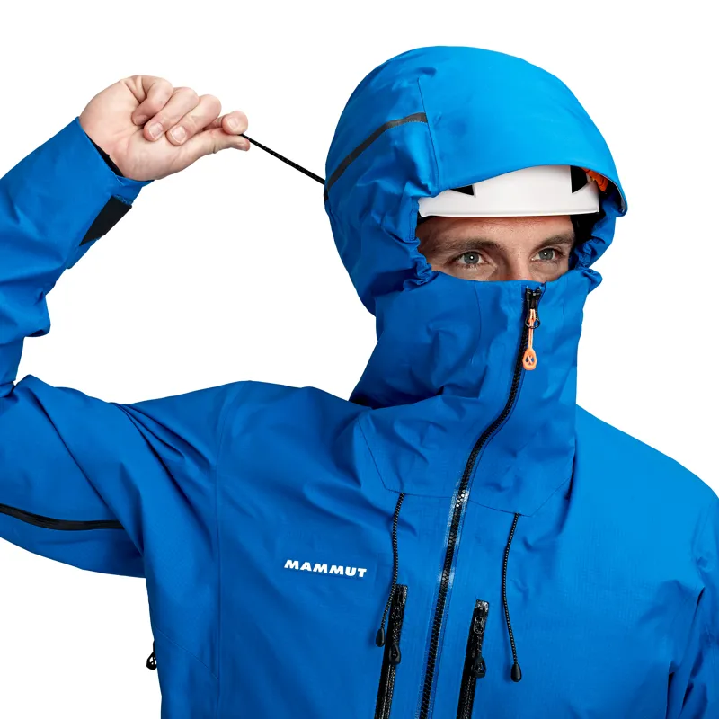 Mammut Mens Nordwand Advanced Hard Shell Hooded Jacket Azurit-3