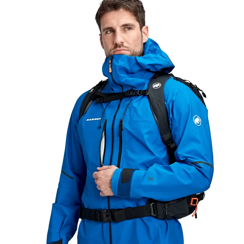 Mammut Mens Nordwand Advanced Hard Shell Hooded Jacket Azurit-5