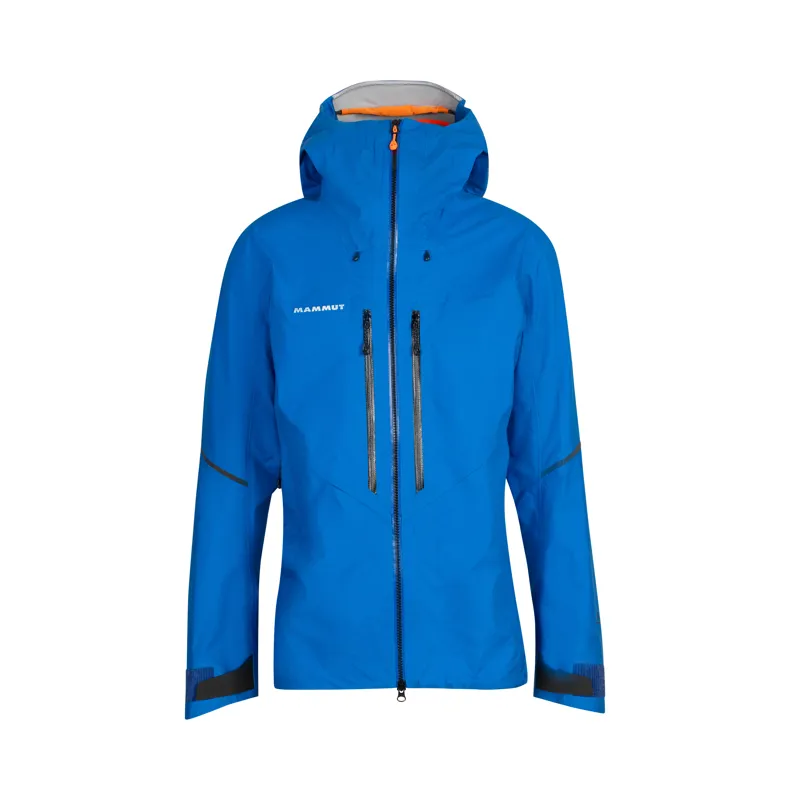 Mammut Mens Nordwand Advanced Hard Shell Hooded Jacket Azurit