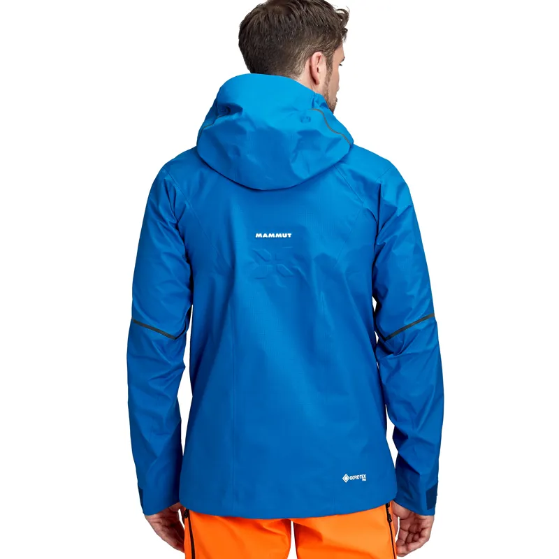 Mammut Mens Nordwand Advanced Hard Shell Hooded Jacket Azurit-2