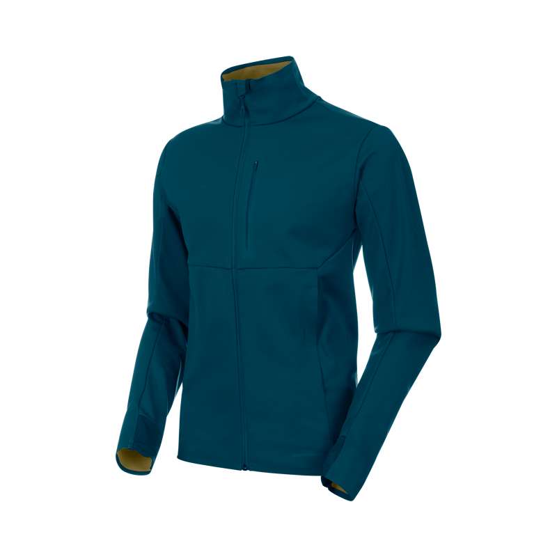 Mens Ultimate V SO Jacket Poseidon-Olive Melange