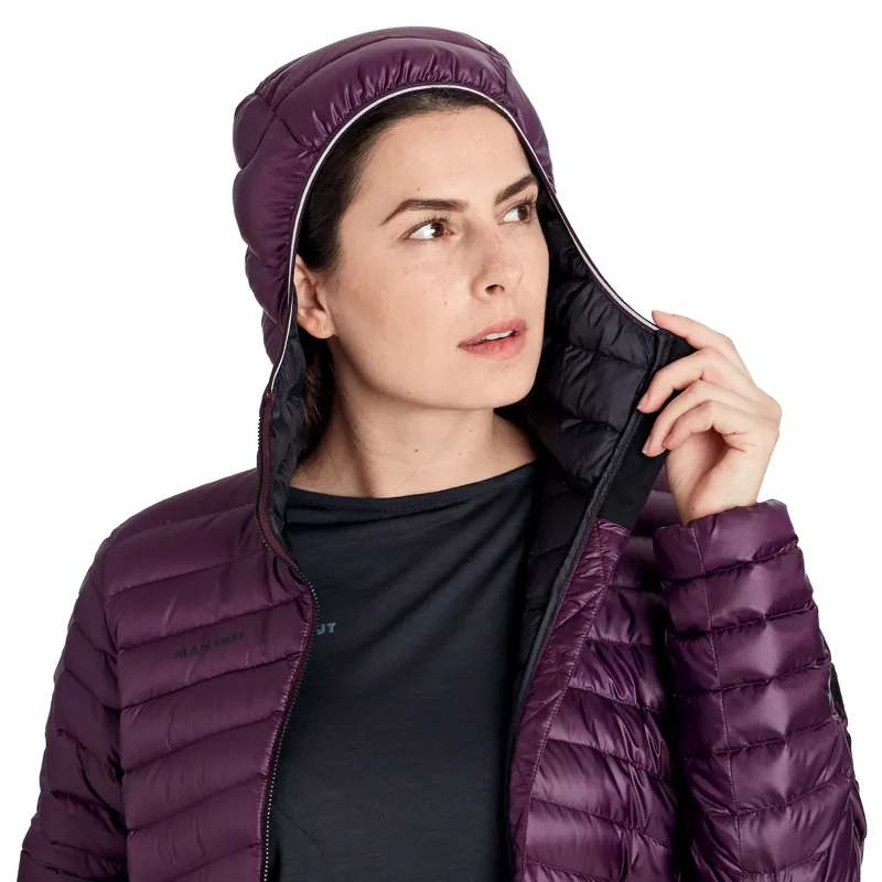 Mammut Womens Broad Peak IN Hooded Jacket Blackberry-3