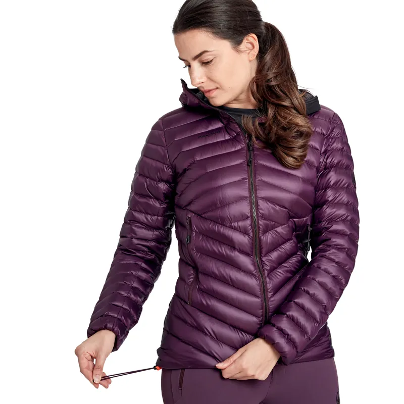 Mammut Womens Broad Peak IN Hooded Jacket Blackberry-4