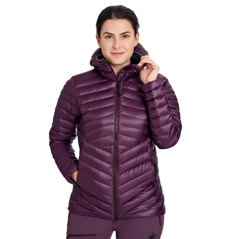 Mammut Womens Broad Peak IN Hooded Jacket Blackberry-1