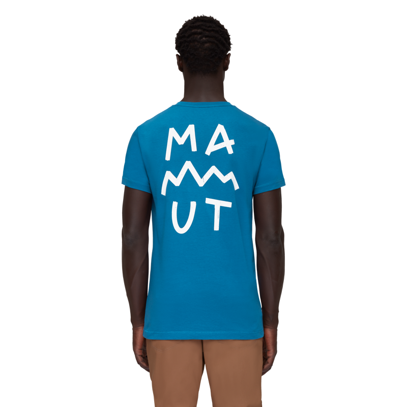 Mammut Massone T-Shirt Men Lettering deep ice-2