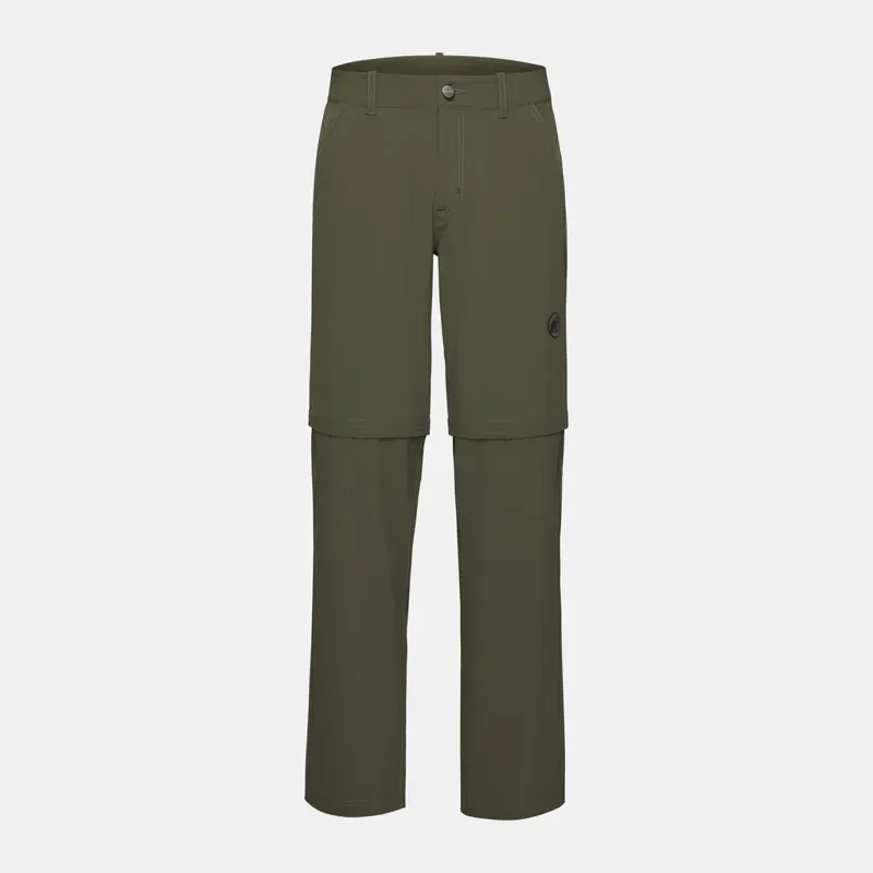 Mammut Hiking V Zip Off Pants in Dark Marsh