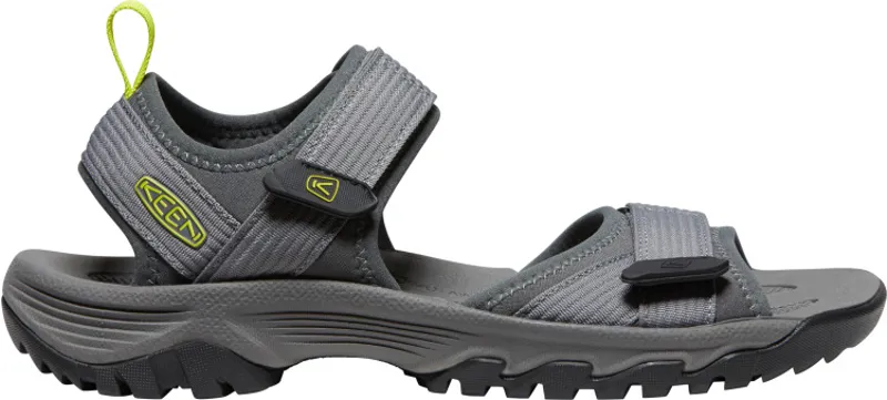 Keen Mens Targhee III Open Toe H2 Sandal Steel Grey/Evening Primrose-8