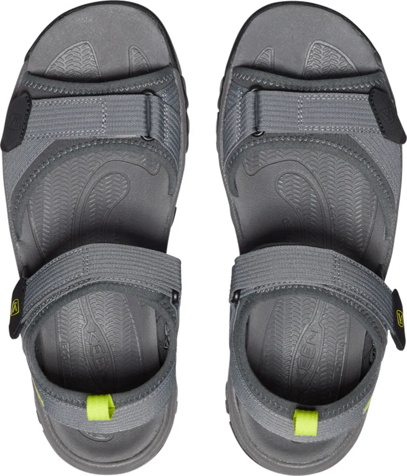 Keen Mens Targhee III Open Toe H2 Sandal Steel Grey/Evening Primrose-3