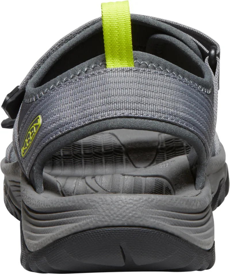 Keen Mens Targhee III Open Toe H2 Sandal Steel Grey/Evening Primrose-10