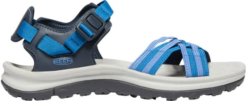 Keen Womens Terradora II Strappy Open Toe Sandal Navy/Mykonos Blue
