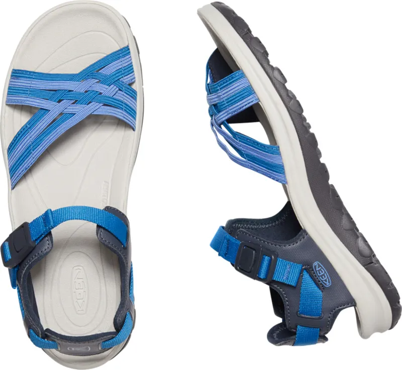 Keen Womens Terradora II Strappy Open Toe Sandal Navy/Mykonos Blue-2