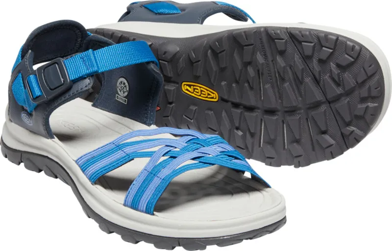 Keen Womens Terradora II Strappy Open Toe Sandal Navy/Mykonos Blue-4