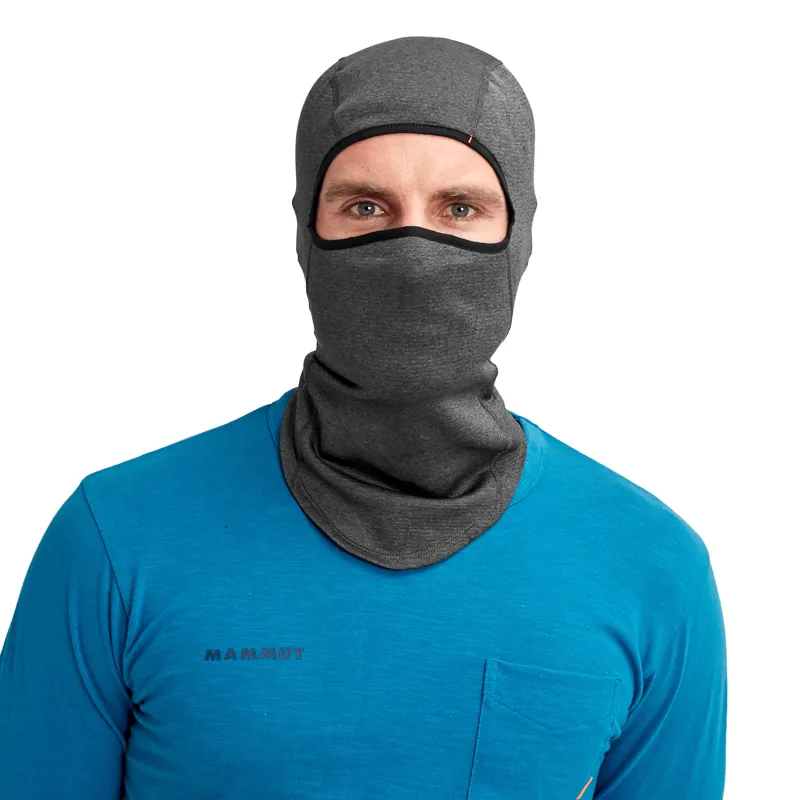 Mammut Balaclava in Black Melange-1
