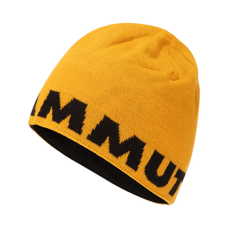 Mammut Unisex Beanie Mütze - Logo Strickmütze Aus Woll-Acryl Mischung