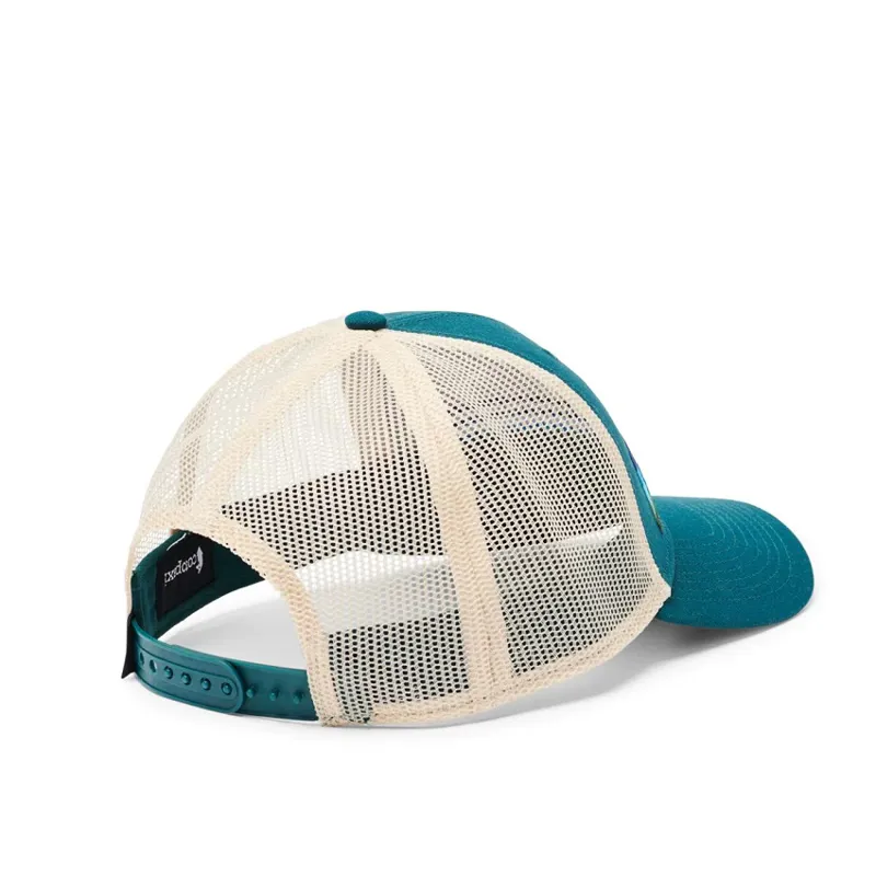 Cotopaxi On the Horizon Trucker Hat Deep Ocean-1