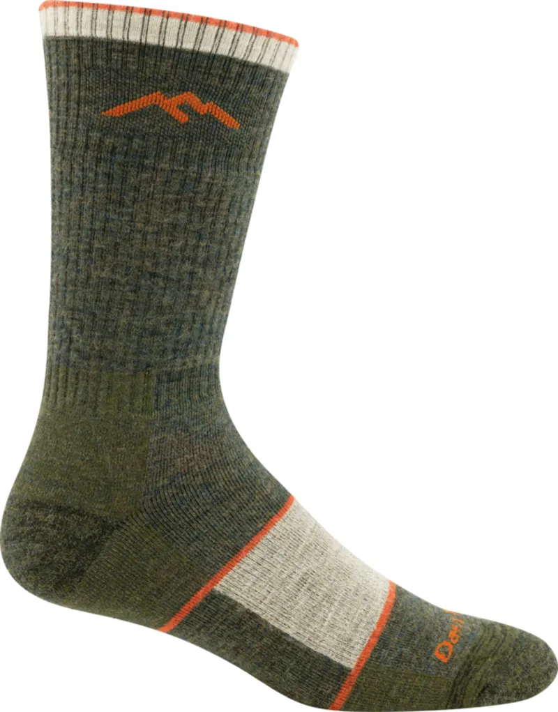 Darn Tough Mens Hiker Boot Sock Full Cushion Olive