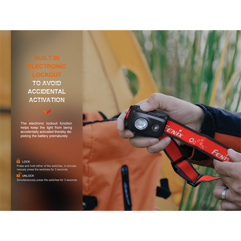 Fenix HL16 Lightweight Trail Running Headlamp-5