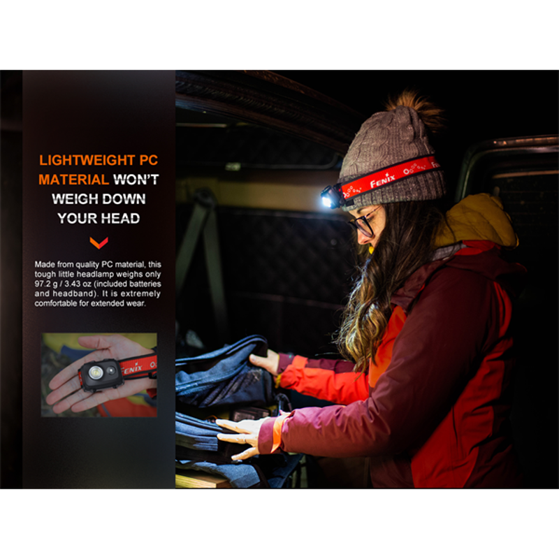 Fenix HL16 Lightweight Trail Running Headlamp-10
