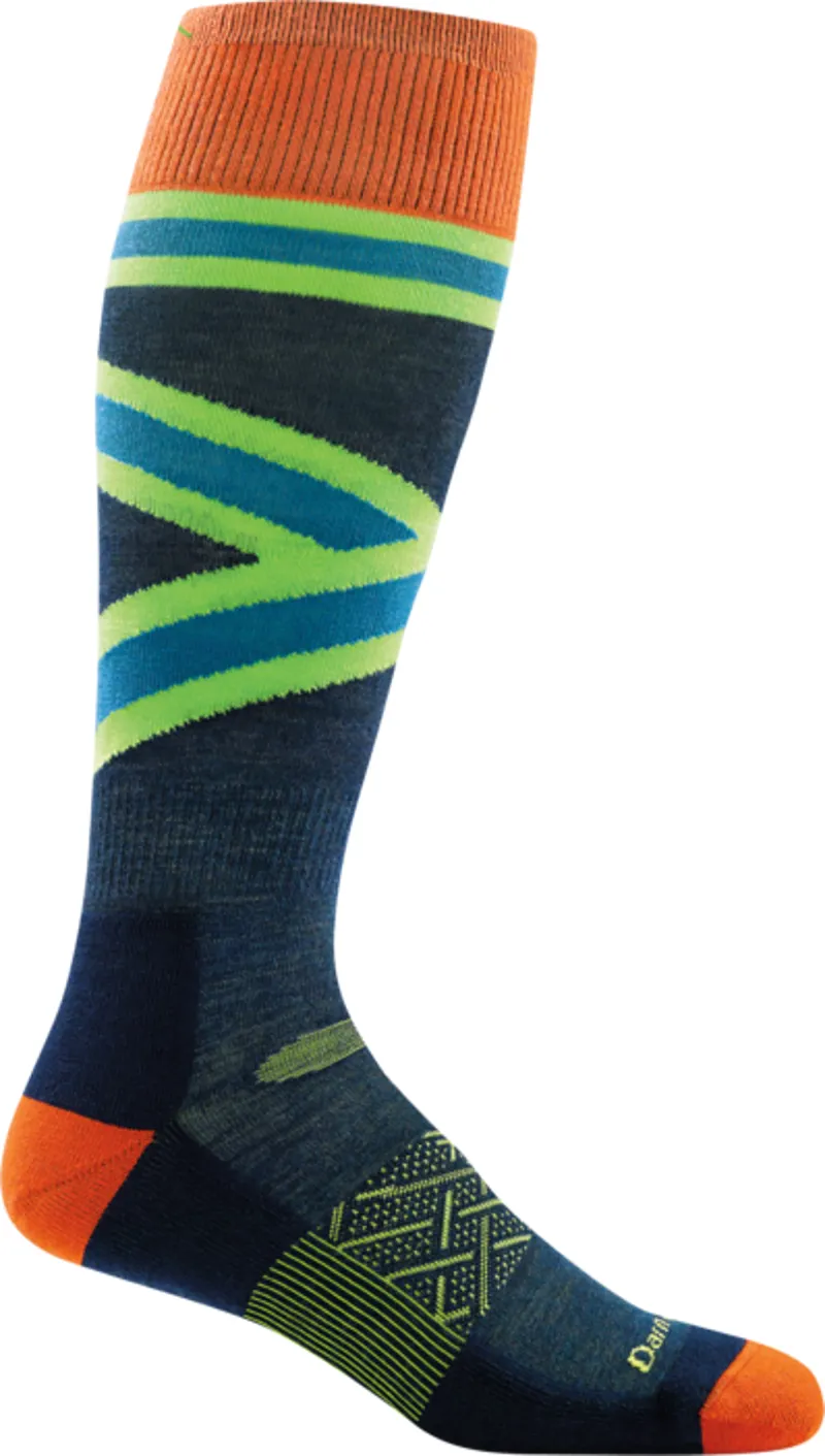 Darn Tough Mens Rumble Over-The-Calf Cushion Navy