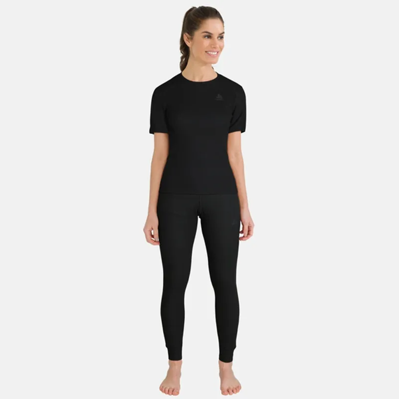 Odlo Womens Active Warm Baselayer Pants Black-4