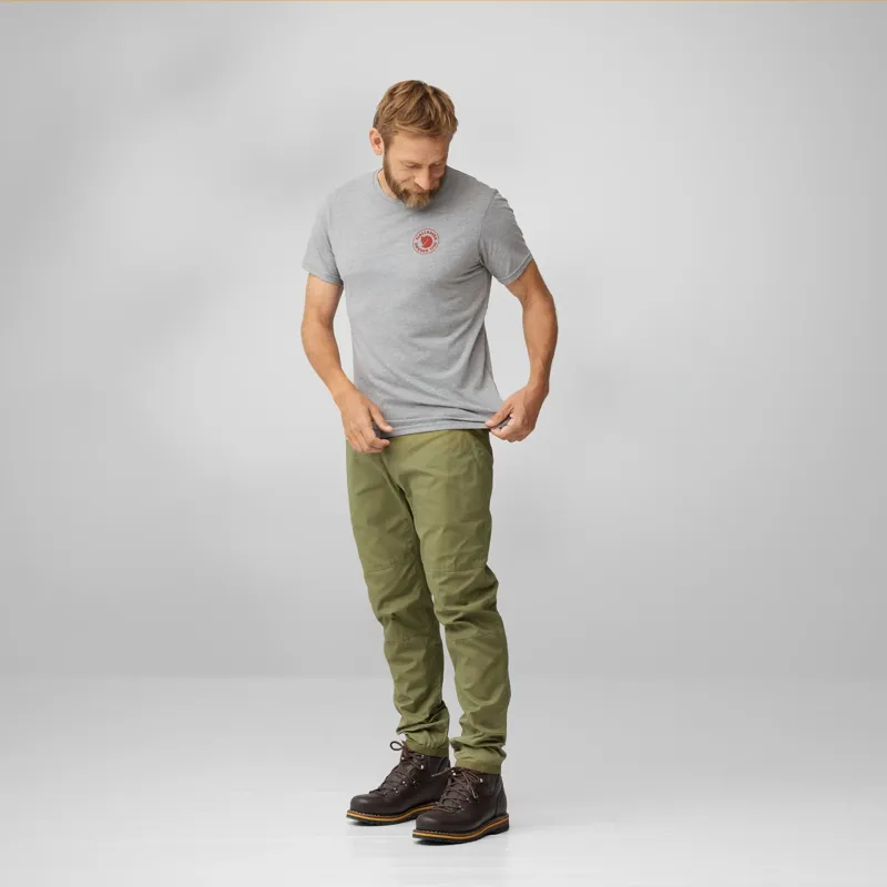 Fjallraven Men's 1960 Logo T-shirt Grey Melange-2