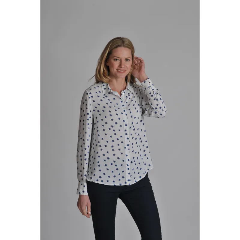 Schoffel Womens Helmsley Shirt Navy Star-1
