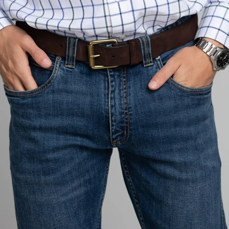 Schoffel Mens James Jean Indigo-1