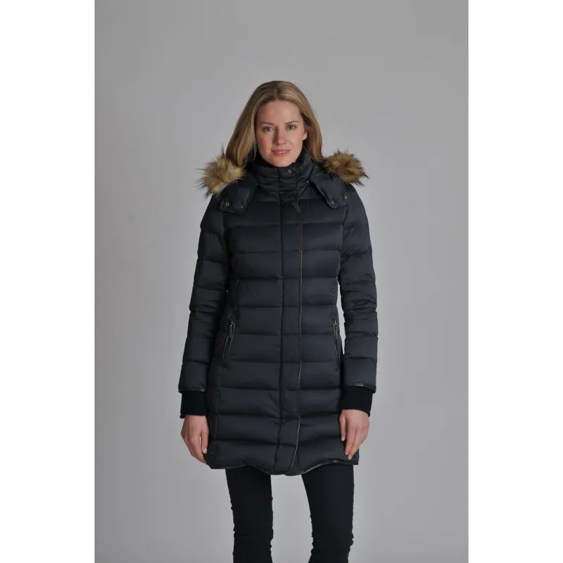 Schoffel Mayfair Womes Down Coat Navy-3