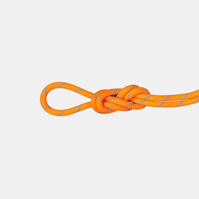 Mammut 8.7 50m Alpine Sender Dry Rope in Vibrant Orange-Ocean