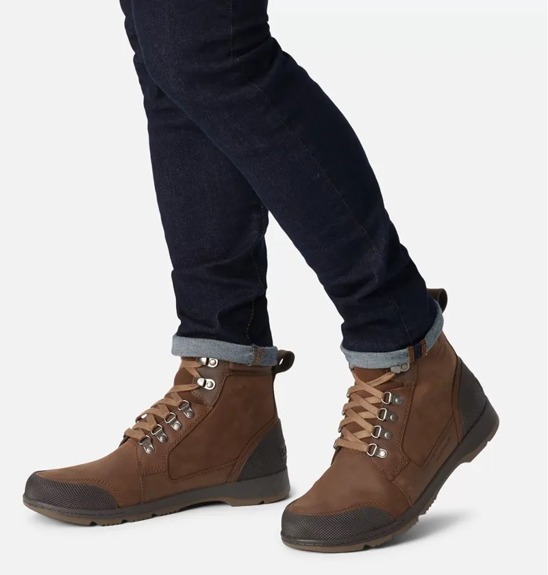 Sorel Mens Ankeny II Mid Waterproof Boot Tobacco Black-6