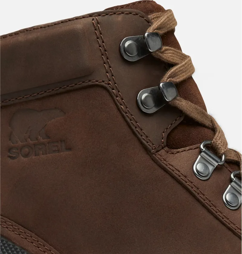 Sorel Mens Ankeny II Mid Waterproof Boot Tobacco Black-7