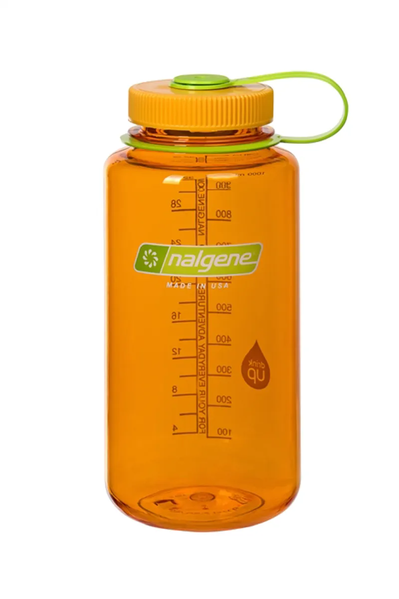 Nalgene Wide Mouth 1L Water Bottle Clementine