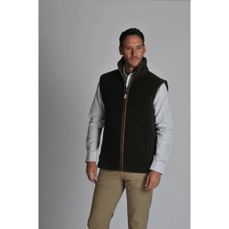 Schoffel Oakham Mens Fleece Gilet Forest-1