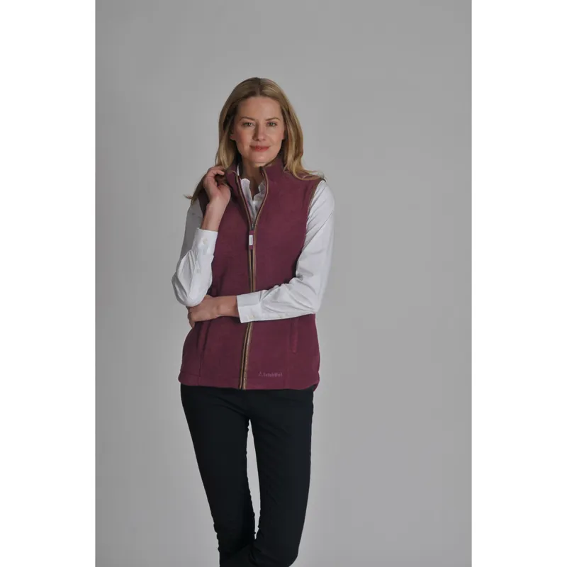 Schoffel Lyndon II Womens Fleece Gilet Plum-1