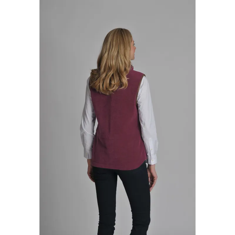 Schoffel Lyndon II Womens Fleece Gilet Plum-2