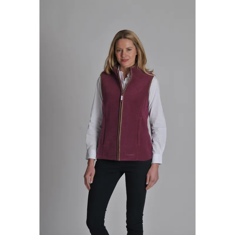 Schoffel Lyndon II Womens Fleece Gilet Plum-3