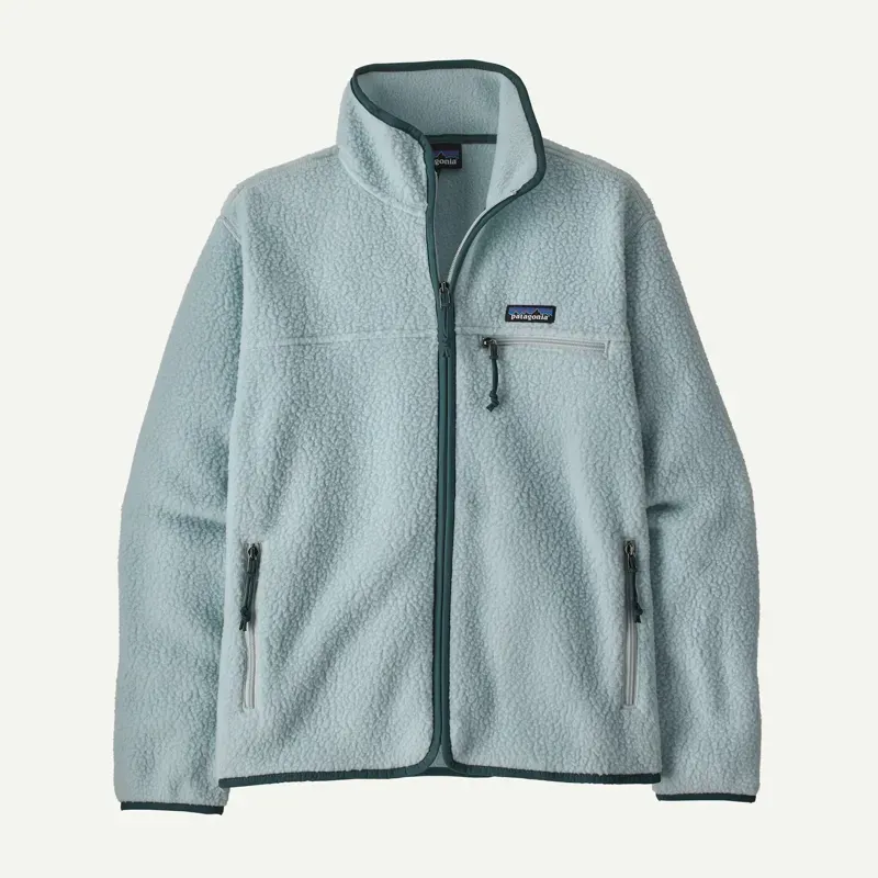 Patagonia Women's Retro Pile Fleece Jacket in Virtually Blue