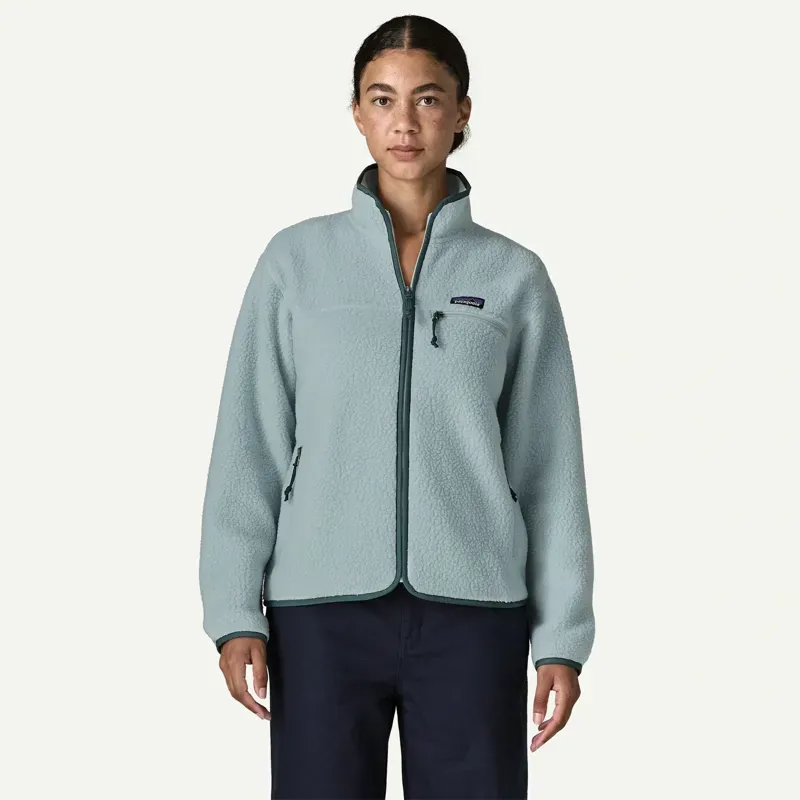 Patagonia Women's Retro Pile Fleece Jacket in Virtually Blue-1